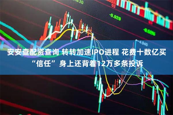 安安查配资查询 转转加速IPO进程 花费十数亿买“信任” 身上还背着12万多条投诉